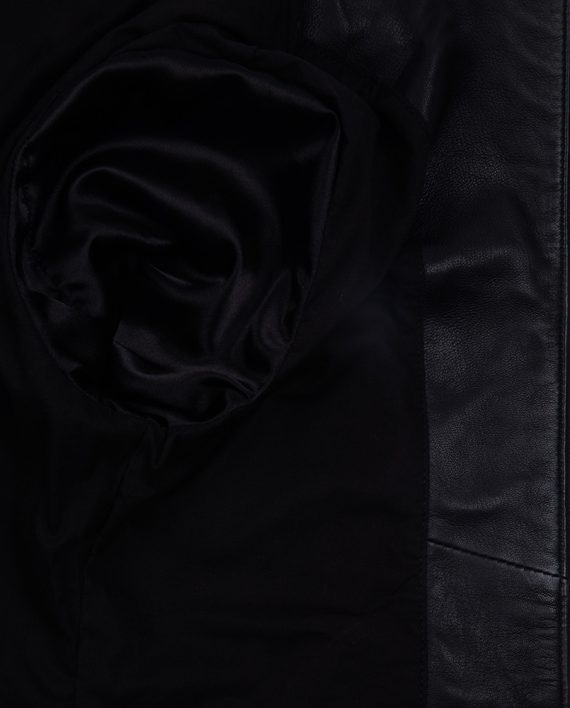 Black-Corbani-Genuine-Womens-Quilted-Shoulder-Scuba-Leather-Jacket-Inside