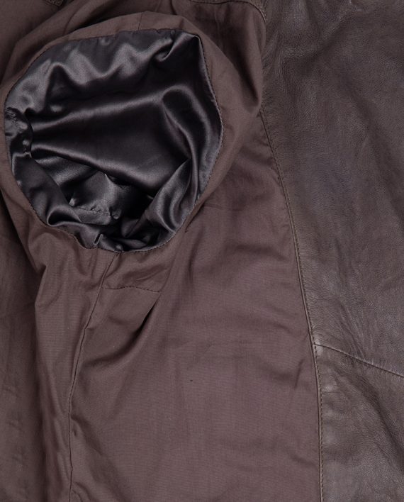 Taupe-Corbani-Womens-Asymmetrical-Scuba-Leather-Jacket-With-Quilt-Inside