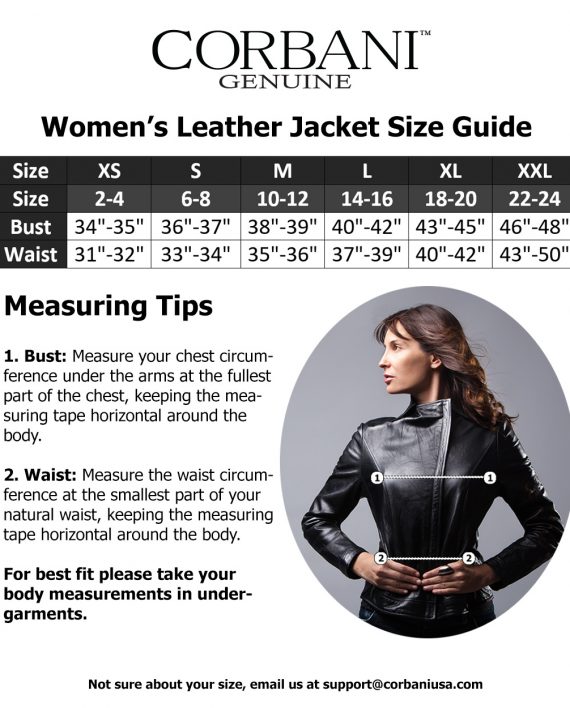 corbani-genuine-womens-size-guide